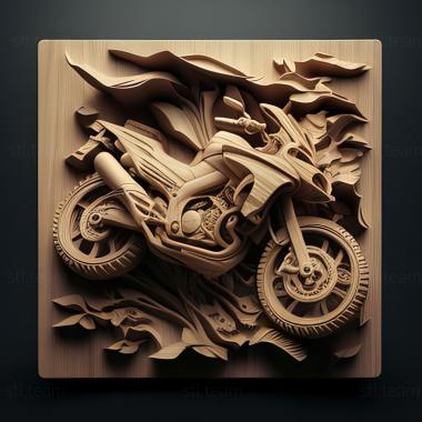 3D модель Кавасаки KLX110 (STL)